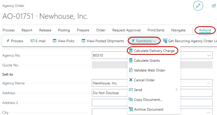 Calculate Delivery Charge