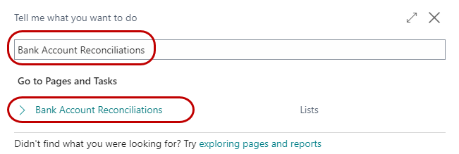 General Ledger Setup