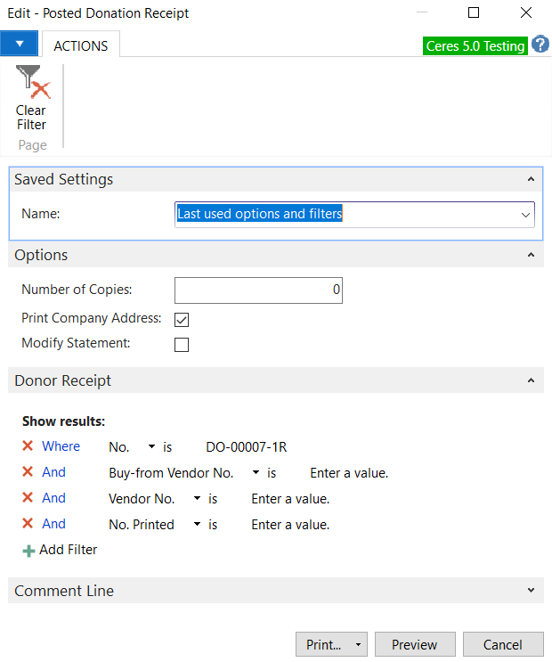 Print Company Address