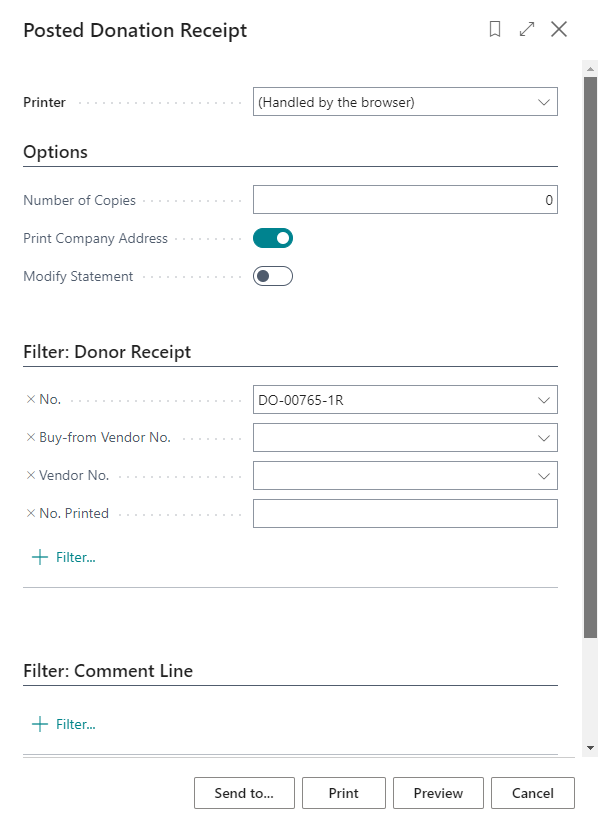 Print Company Address