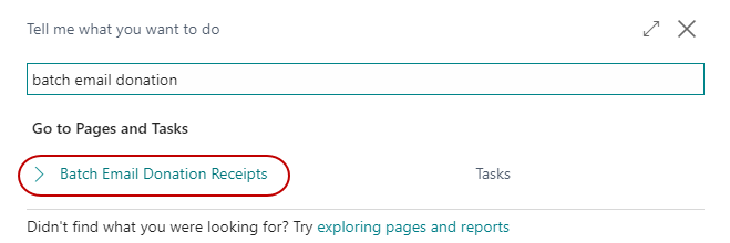 Batch Email Donation Receipts